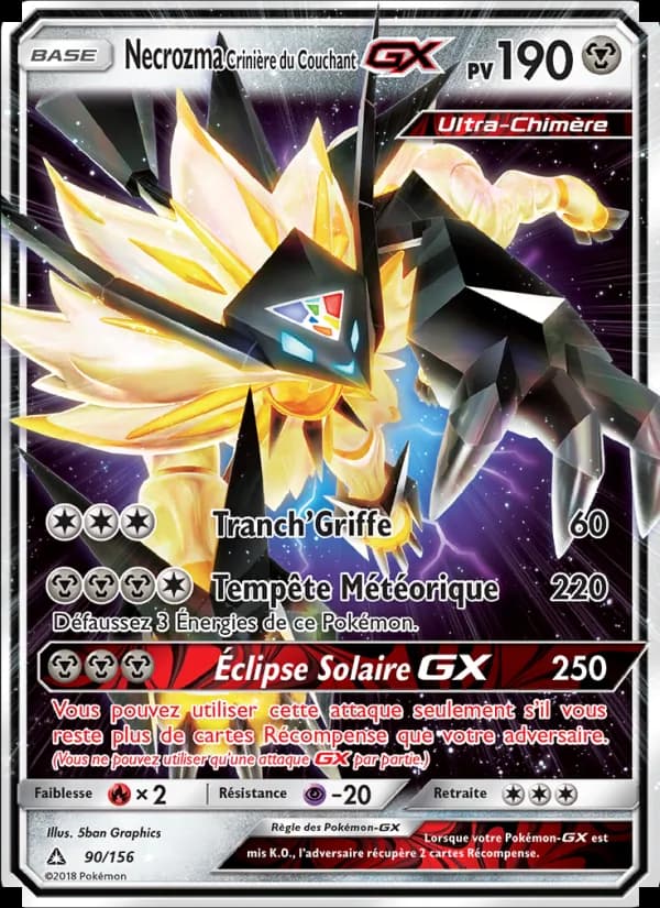 Necrozma Crinière du Couchant GX