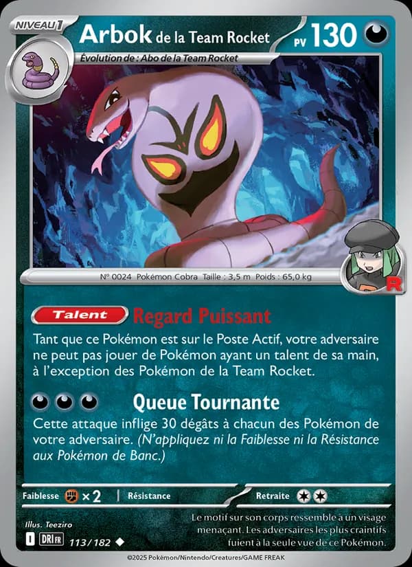 Arbok de la Team Rocket