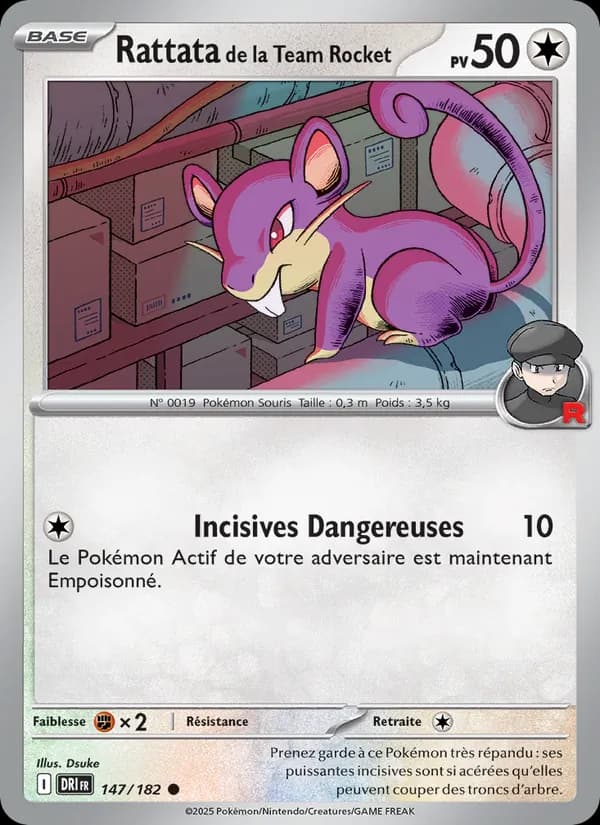 Rattata de la Team Rocket
