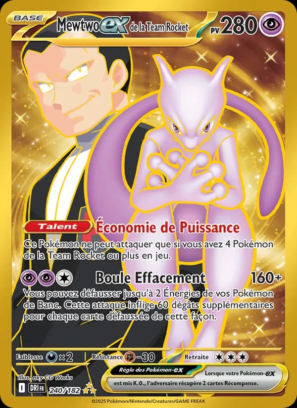 Mewtwo ex de la Team Rocket
