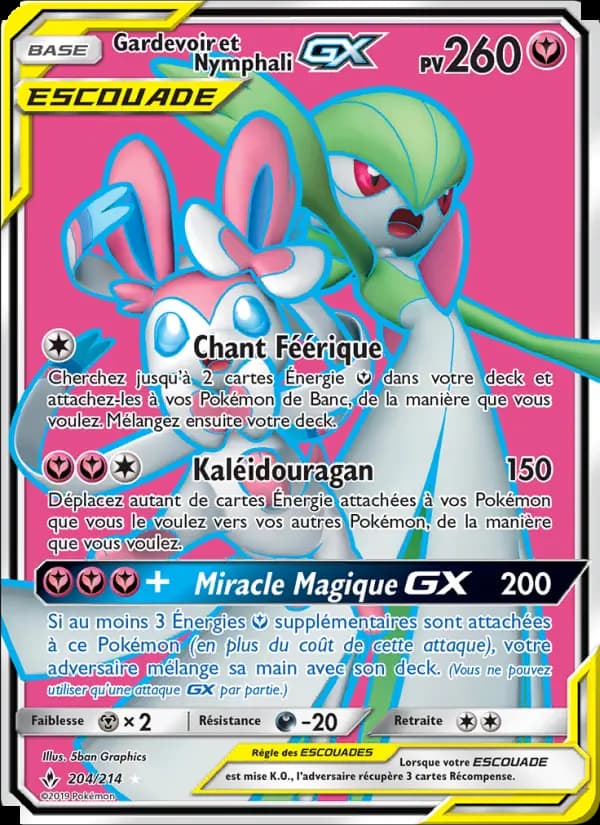 Gardevoir et Nymphali GX